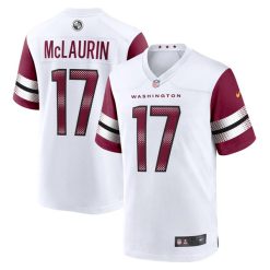 Terry McLaurin Washington Commanders White Game Stitched Jersey
