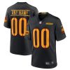 Custom Washington Commanders Alternate Game Jersey Black - All Stitched