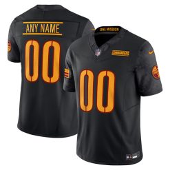 Washington Commanders Black Vapor F.U.S.E Limited Stitched Custom Jersey
