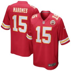 Alternative view of Patrick Mahomes Kansas City Chiefs Red Game Stitched Jersey