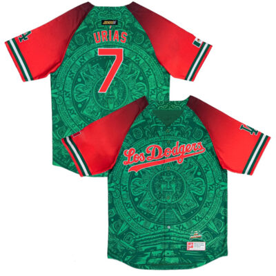 Julio Urías Dodgers 2024 Mexican Heritage Jersey Stitched