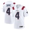 Bailey Zappe New England Patriots Game Stitched Jersey - White
