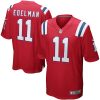 Julian Edelman New England Patriots Red Game Stitched Jersey