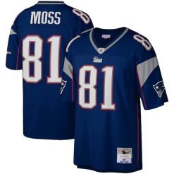 Randy Moss New England Patriots Legacy Stitched Jersey - Navy