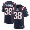 Rhamondre Stevenson New England Patriots Navy Game Stitched Jersey