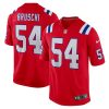 Tedy Bruschi New England Patriots Game Stitched Jersey - Red