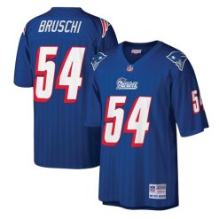Tedy Bruschi New England Patriots Legacy Stitched Jersey - Navy