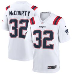 Devin McCourty New England Patriots White Game Stitched Jersey