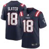 Matthew Slater New England Patriots Navy Game Stitched Jersey