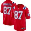 Rob Gronkowski New England Patriots Red Game Jersey - All Stitched