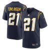 LaDainian Tomlinson 21 Los Angeles Chargers Stitched Jersey - Navy