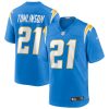 LaDainian Tomlinson 21 Los Angeles Chargers Stitched Jersey - Powder Blue
