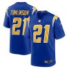 LaDainian Tomlinson 21 Los Angeles Chargers Stitched Jersey - Royal