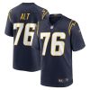 Joe Alt 76 Los Angeles Chargers Stitched Jersey - Navy