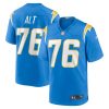 Joe Alt 76 Los Angeles Chargers Stitched Jersey - Powder Blue