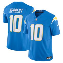 Justin Herbert Los Angeles Chargers Powder Blue Vapor F.U.S.E Limited Jersey - All Stitched