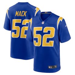 Khalil Mack Los Angeles Chargers Stitched Jersey - Royal