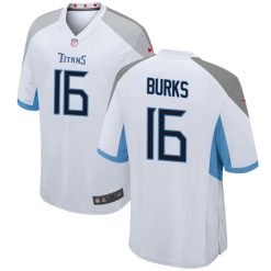 Treylon Burks Tennessee Titans Game Stitched Jersey - White
