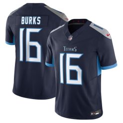 Treylon Burks Tennessee Titans Navy Vapor F.U.S.E Limited Jersey - All Stitched