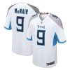 Steve McNair Tennessee Titans White Game Jersey - All Stitched