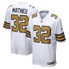 Tyrann Mathieu New Orleans Saints White Alternate Game Jersey - All Stitched