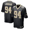 Cam Jordan New Orleans Saints Black Game Jersey - All Stitched