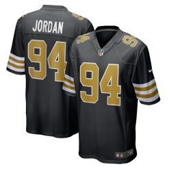 Cameron Jordan New Orleans Saints Black Alternate Game Jersey - All Stitched