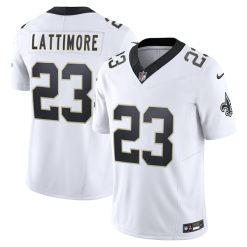 Marshon Lattimore New Orleans Saints White Vapor F.U.S.E Limited Jersey - All Stitched