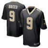 Drew Brees New Orleans Saints Black Game Jersey - All Stitched
