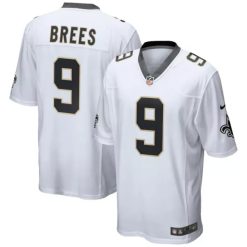 Drew Brees New Orleans Saints White Game Jersey - All Stitched