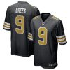 Drew Brees New Orleans Saints Black Alternate Game Jersey - All Stitched