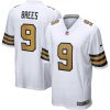Drew Brees New Orleans Saints White Alternate Game Jersey - All Stitched