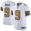 Drew Brees New Orleans Saints White Vapor Limited Jersey - All Stitched