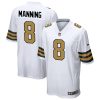 Archie Manning New Orleans Saints Game Stitched Jersey - White