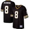 Archie Manning New Orleans Saints Black Throwback Jersey - All Stitched