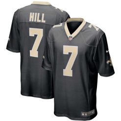 Taysom Hill New Orleans Saints Game Stitched Jersey - Black