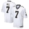 Taysom Hill New Orleans Saints Stitched Game Jersey - White
