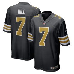 Taysom Hill New Orleans Saints Black Alternate Game Jersey - All Stitched