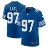 Laiatu Latu Indianapolis Colts Royal Alternate Game Jersey - All Stitched