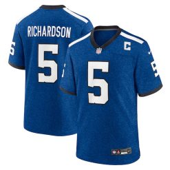 Anthony Richardson Indianapolis Colts Royal Indiana Nights Jersey - All Stitched