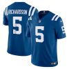 Anthony Richardson Indianapolis Colts Royal Vapor F.U.S.E Limited Jersey - All Stitched