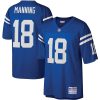 Peyton Manning Indianapolis Colts Royal Throwback Jersey - All Stitched