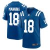 Peyton Manning Indianapolis Colts Royal Game Jersey - All Stitched