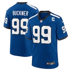 DeForest Buckner 99 Indianapolis Colts Royal Indiana Nights Jersey - All Stitched