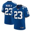 Kenny Moore II Indianapolis Colts Royal Indiana Nights Jersey - All Stitched