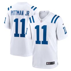 Michael Pittman Jr Indianapolis Colts White Game Jersey - All Stitched