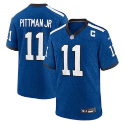 Michael Pittman Jr Indianapolis Colts Royal Indiana Nights Jersey - All Stitched