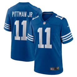 Michael Pittman Jr Indianapolis Colts Royal Alternate Game Jersey - All Stitched