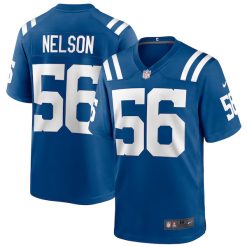 Quenton Nelson Indianapolis Colts Royal Game Jersey - All Stitched