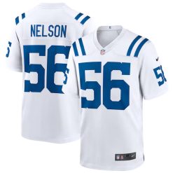 Quenton Nelson Indianapolis Colts White Game Jersey - All Stitched
